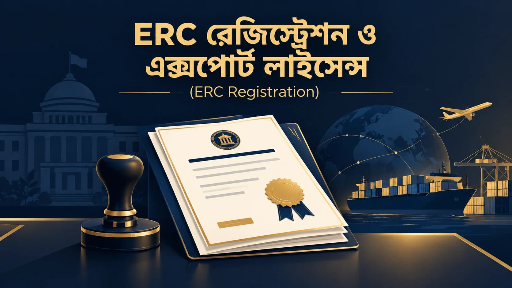 এক্সপোর্ট লাইসেন্স ও ERC রেজিস্ট্রেশন প্রক্রিয়া বাংলাদেশ